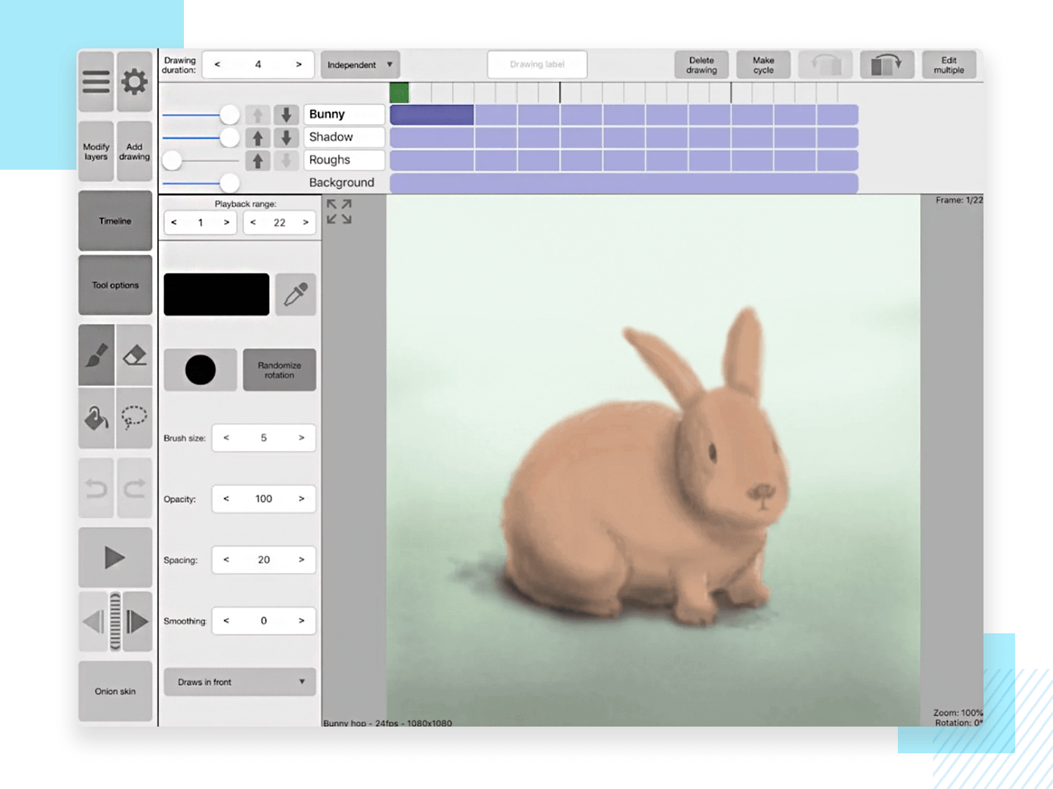 Best animation apps for PC - RoughAnimator