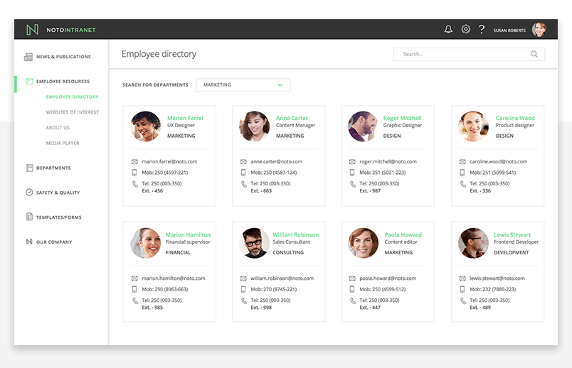 office-fabric-ui-employee-directory-screen