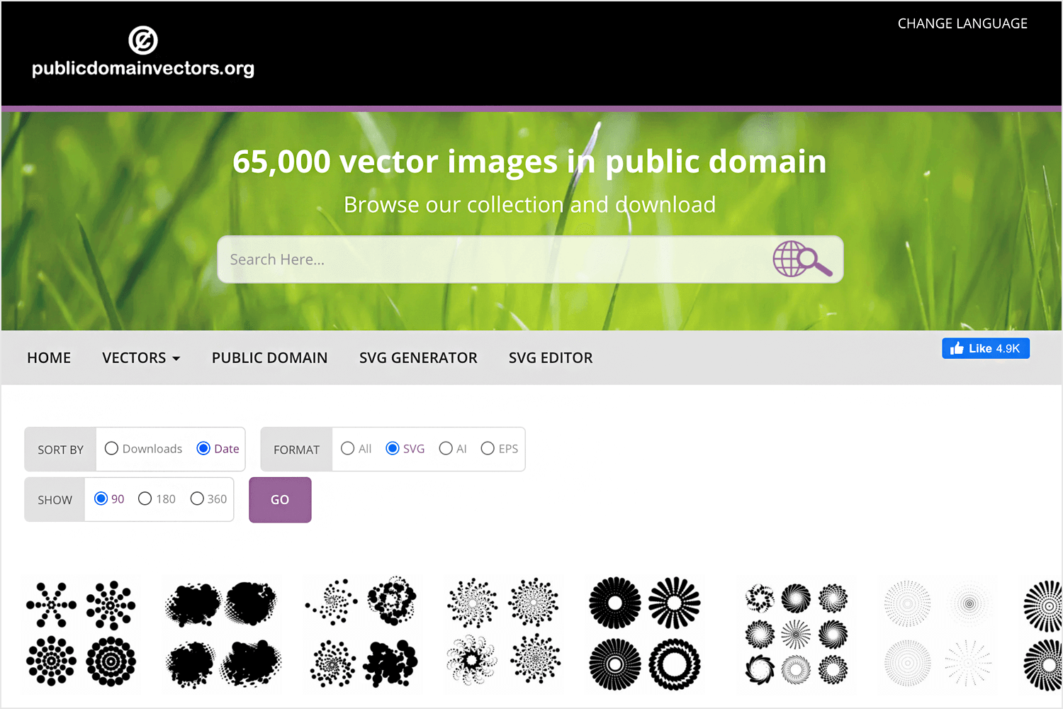 public domain vectors for free images