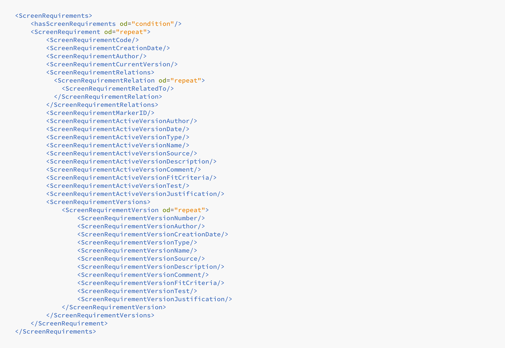 screen requirements